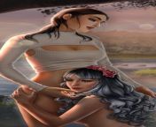This CG of Sandra and Laia is so hot ? from sandra orlow nude 84