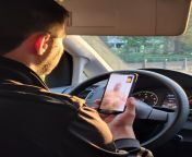 Visiting Bulgaria again. My cab driver had an interesting video call while driving. Stay awesome, Bulgaria! from nikita bulgaria