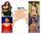 Answer first, then leak: Kiara Advani, Pooja Hedge, Sobhita Dhulipala or Tamannah? Who will be treated like this by you? from pooja hedge fucking