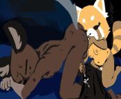Retsuko showing her romance to Haida by eating his ass.?? [MF] (Big-Fig) from haida