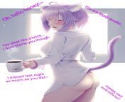 my first try at a hentai caption! [ass] [butt] [after sex] [cat girl] [hololive] [lovers] from russ mouth sex cat
