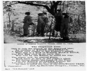 Horrific Lynching Postcard from TX 6/15/1908 [NSFL][NSFW] from lynching