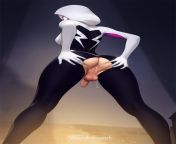 [TF/FB4M] Spider-Woman gets found out after a wardrobe malfunction. Why are all the heroes and villians are more interested in them now. (OPEN TO EITHER FEMBOY OR TRANS FEM SPIDER-GWEN) from lusciousnet spider gwen tickled