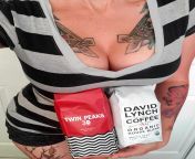 Twin Peaks coffee with my Twin peaks. IG @a_side_of_boobs from twin【tk88 tv】 jesm