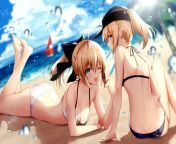 Saber Lily and MHX at the beach from pruebas saber 2020