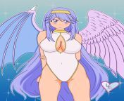 Purple Angel Girl, Lizzy LaRose, Digital, 2023 from angel girl xxx vi