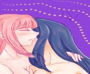 [OC][Magia Record] YachiIro adult life, kissing on the neck from on bed bengali adult film kissing