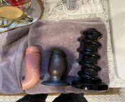 Last nights progression the big screw dildo is 12 1/2 x 3. I was able to take 8 inches plus. from 12 sk