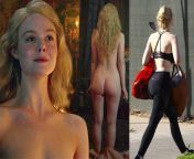 Birthday girl Elle Fanning and her great ass from elle malvina