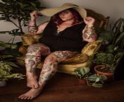 I did a photoshoot with my plants :-) (photo by Shannon Mueller in Lincoln NE / Tattoos primarily by Iron Brush in Lincoln NE) from lincoln ronnie
