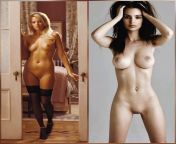 Who are choosing for a standing missionary creampie? [Margot Robbie, Emily Ratajkowski] from standing dogystyle creampie chudai