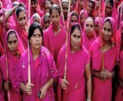 Gulabi Gang: An extraordinary group known as Gulabi or Pink Gang because the members wear bright pink saris and wield bamboo sticks to punish oppressive husbands, fathers and brothers and combat domestic violence. Taking down the patriarchy literally? M from fathers and son intercambio