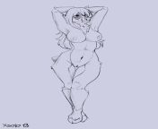 Open nsfw/sfw sketch commission! 10 half-body 15 full-body! (Commission I did for naughty_rando &#&#) from 10 chan hebe 15