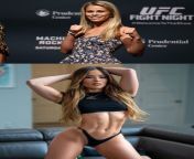 Paige VanZant vs Valerie Loureda. Pick one of these sexy fighters to fuck. Pick one to suck you off from valerie loureda nude