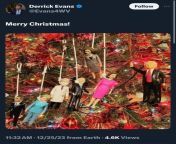 Merry Christmas, everyone - from GOP Congress hopeful, Derrick Evans (posted and deleted) from derrick mon