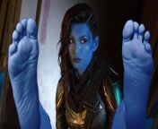 Minn-Erva&#39;s feet (Captain Marvel) from minn