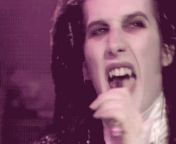 David Vanian of The Damned (nice fangs!) from vanian