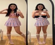 Happy weekday! Im posting more school girl content tomorrow on my onlyfans... (top 1.7%) its now only &#36;6 on sale??? come see me get naked in my college outfit? link below from christina khalil onlyfans leaked 1 7