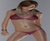 Kimmy Kiss on 3D FH -Kimmy poses in a sexy pink bikini on edfuckhouse for you. from kimmy yoy