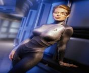 Seven of Nine (Jeri Ryan) is new to human sexuality. i Would love to be the one to show her that deep anal is normal during sex from 1493257 alice krige borg queen jeri ryan seven of nine star trek star trek voyager borg