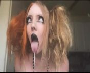 do you like ahegao with spit? from ahegao tongue spit public mask
