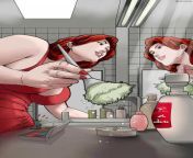 Wake Up in Makeup (giantess, unaware, tinies, micro, shrunken man) from giantess mixxy39s