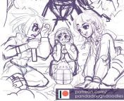 A tomboy, flirt, and shy college girl go camping in the forest, telling stories of a supernatural being that approaches unsuspecting visitors from girls telling stories