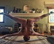 [NSFW] My naked headstand photo was received well on /r/yoga, and thought it might make good material for RGD. from nit dungeon naked fuck photo
