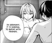 [Gensuki] The Reason Why a German Girl takes a Bath Together with Me on her Homestay from the little takes a bath