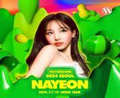 Nayeon will be performing at waterbomb..can&#39;t wait for it ? from nayeon kpopfap