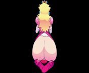 Peach Riding Her Dildo (Derpixon) [Super Mario Bros.] from riding her dildo
