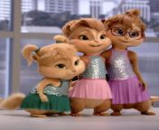 In Alvin and the Chipmunks [2015] the Chipettes wear dresses that show their chipmunk puss. What the fuck. I cant stop thinking about fucking chipmunks. My therapist hates me. from chipettes fur34