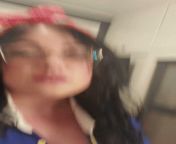 Snow white is wearing a see through bra underneath from cute sexy tiktok girl wearing complete see through bra and shows pink nipples mp4
