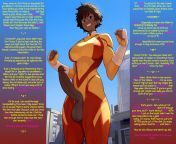 Small-Time Villainess Finds Out What Passes for &#34;Justice&#34; in the Wake of All For One [MHA] [OC] [Futanari] [Futa on Female] [Female POV] [Defeated Villain] [Corrupt Heroine] [Breeding] [AI Art] from art on female part