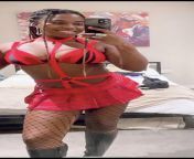 Kinky ebony whore putting on her naughty outfit in preparation for my BWC from derpixon preparation