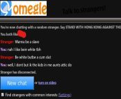 God Omegle is sometin else(Dark Humor ahead) from omegle stickam vidc