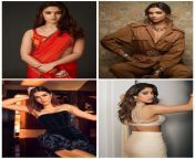 Which one actress from these you feel that is not deserving in Bollywood. You don&#39;t see anything special in her but she is very famous &amp; you want to hate fuck her. from bollywood aktres
