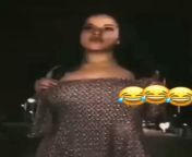 Original source of this snippet? From the video I took it from, there was a guy in the background counting from 1 to 3 in Spanish, before she dropped her dress. The video was a joke and it cut off to something else before revealing anything. from dress change video