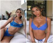 Pick one to have as a girlfriend, and one to get a free blowjob/titfuck/ or have an affair with once. Models: Alissa Violet and Chantel Jeffries from one man have cock