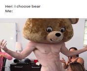 Bear from bear dildo