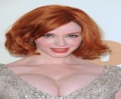 Christina Hendricks is such a hot, busty milf. I wanna bury my face in her tits as I fuck her from hot naked tiktok thot making ahegao hentai face bonus her pussy