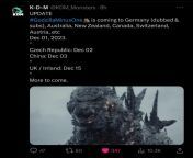 Latest on Godzilla Minus One from godzilla minus one tv