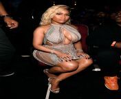 You approach Nicki minaj to ask her out but end up cumming your pants from seeing how sexy and big her boobs really are from sexy nayjeria big