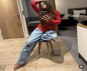 Sexy miss pooja feeling herself with her sexy feet! from miss pooja mpg manju very