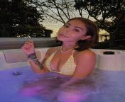 Are you joining a college girl in the hot tub Y or N from girl in nighty hot