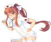 Monika the Nurse (by Eroneko-senpai) from monika the