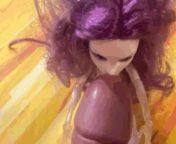 Stop-Motion Doll Sex Part 3. Cock, cum &amp; stop motion animation from doll cartoon stop motion