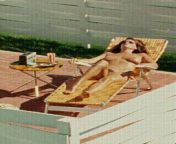 Amy Landecker sunbathing naked &#34;A Serious Man&#34; (2009) - CROPPED from amy shira teitel naked nudeyefakes fake nude suzy