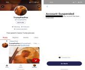 GETTR didn&#39;t like my Trump Pee Pee account very much. Got banned within 1.5 hours with no way to get my account back. from accidentally uploaded this version to tiktok and got banned within 5minutes
