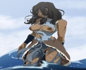 Korra [Avatar: Legend of Korra] (the cooler inker) from avatar legend of kora